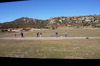 The range looks even bigger when you're standing on the range line!
